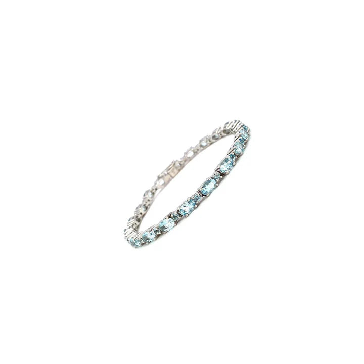 Bracciale Tennis Acquamarina