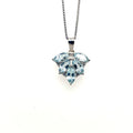Collana Butterfly Acquamarina