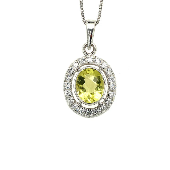 Collana Topazio Lemon