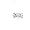 Anello Trinity Acquamarina